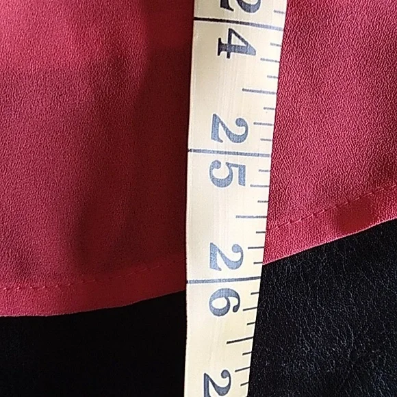 Apt 9 cayenne coral sheer button blouse XLP - Picture 14 of 16